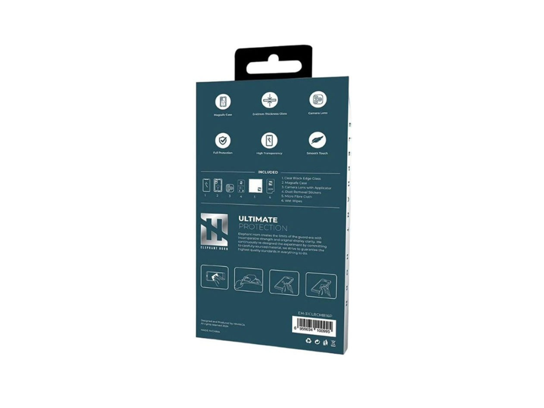 Buy Elephant Horn 3-in-1 Protection Pack Privacy for iPhone 16 Pro in Qatar Buy Elephant Horn 3-in-1 Protection Pack Privacy for iPhone 16 Pro in Qatar